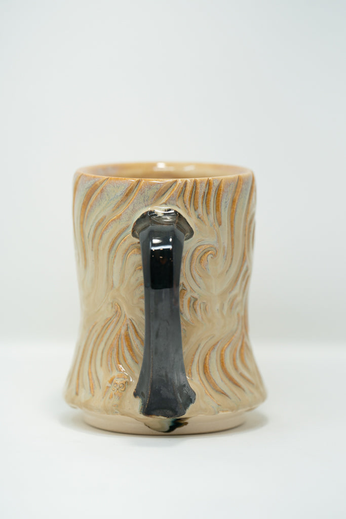 Carved Ripple Mug