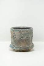Waves Mug - Wood/ Soda Fired