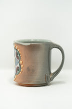 Soda Fired Eye Mandala Mug