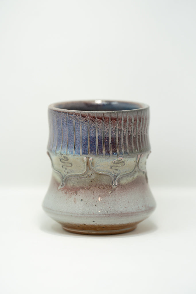 Lavender Rose Soda Fired Mug