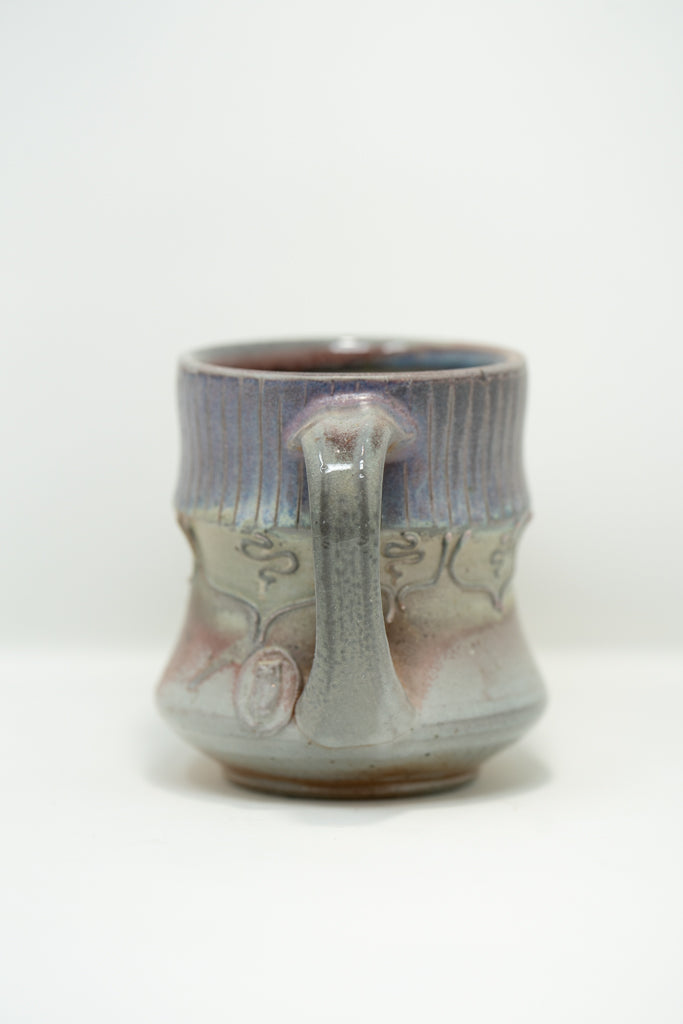 Lavender Rose Soda Fired Mug