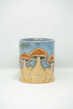Buttshroom Mug - Mottled Blue