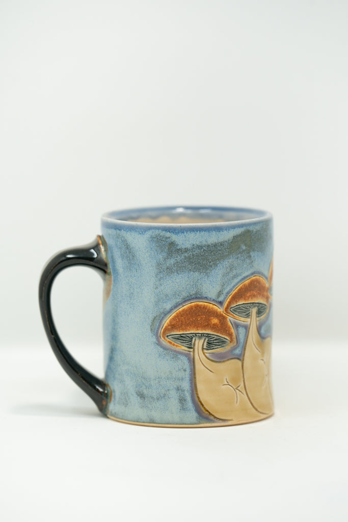 Buttshroom Mug - Mottled Blue