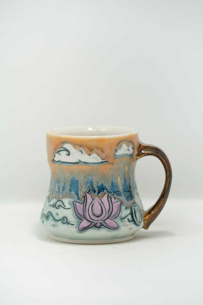 Lotus in the Rain Mug