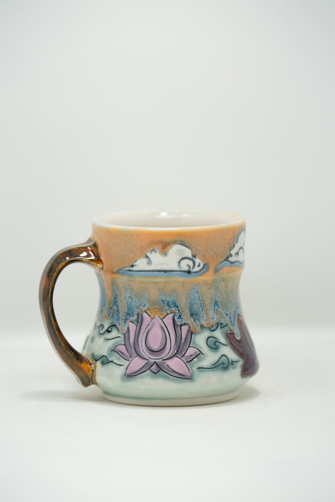 Lotus in the Rain Mug