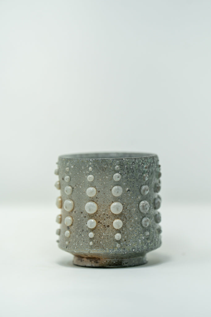Soda Crusted Slip Dots Mug