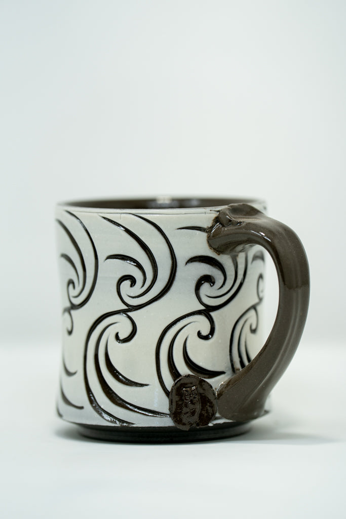 Mirrored Waves Mug