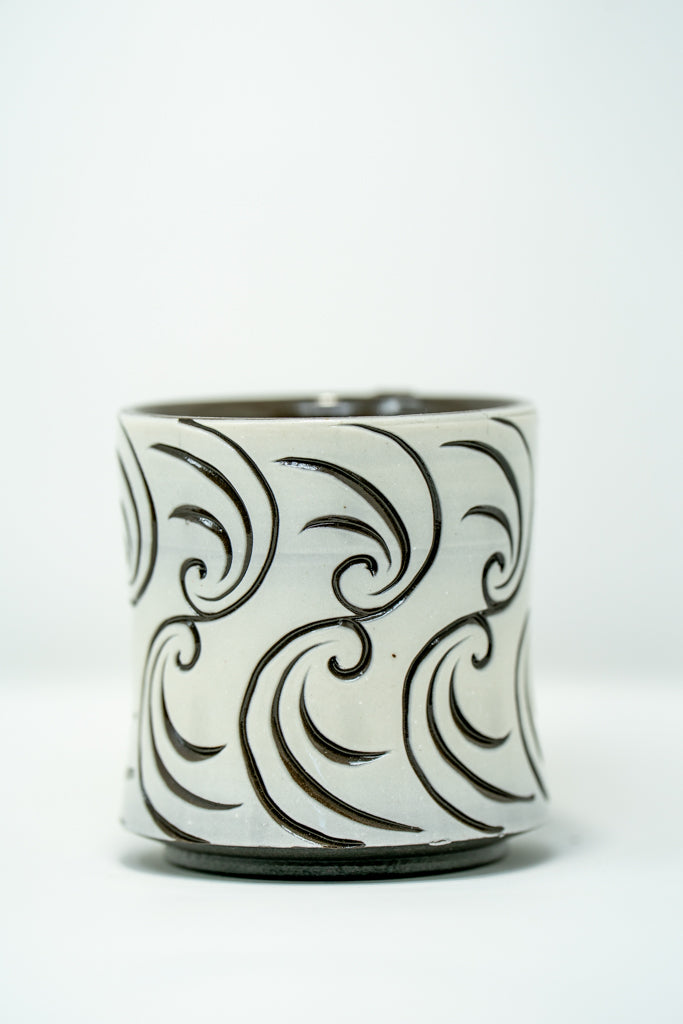 Mirrored Waves Mug