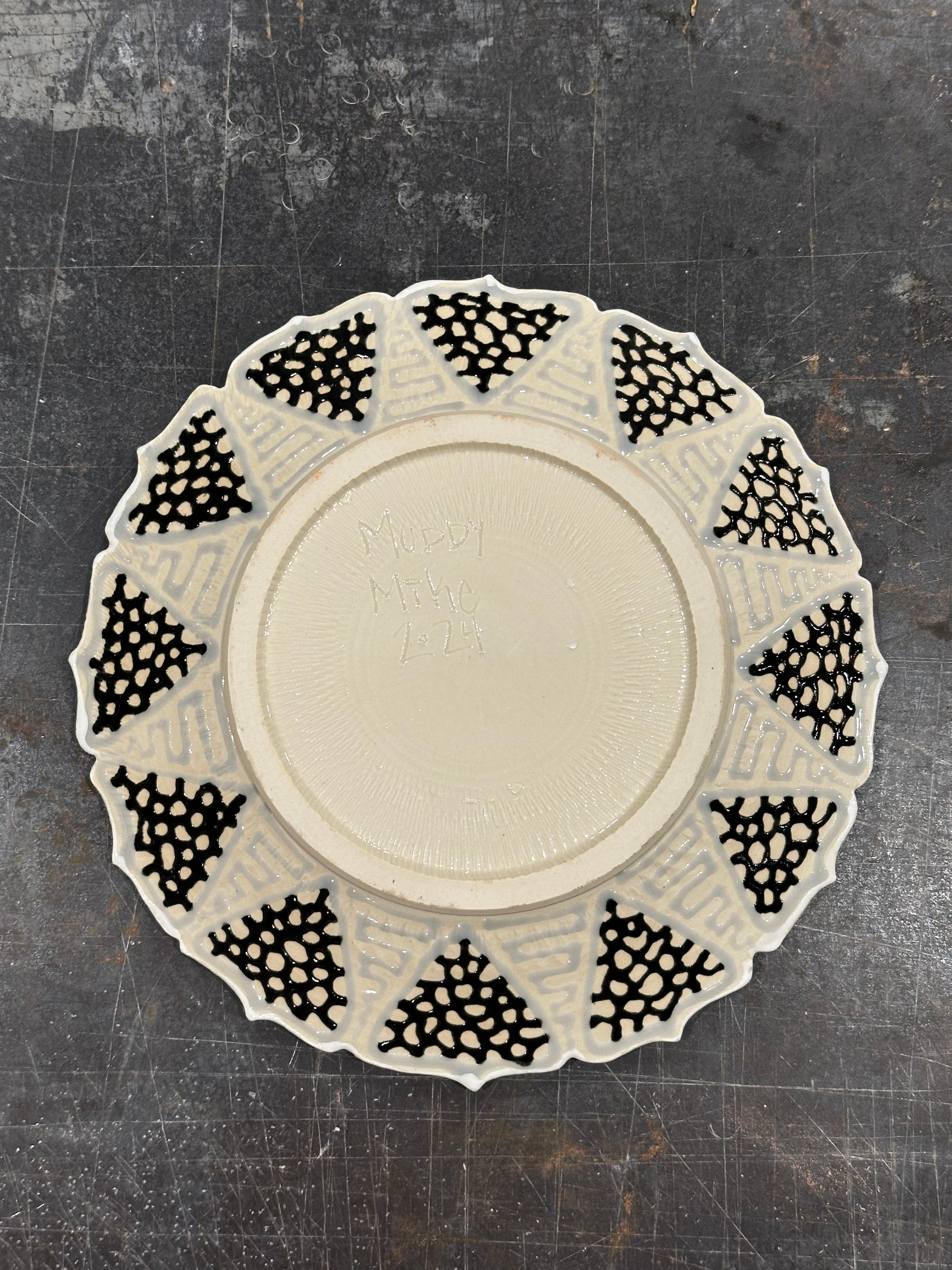 Mandala Flower Plate